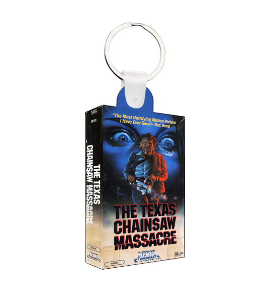 Texas Chainsaw Massacre Mini VHS Keychain