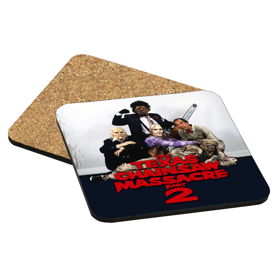 Texas Chainsaw Massacre 2 Drink Coaster