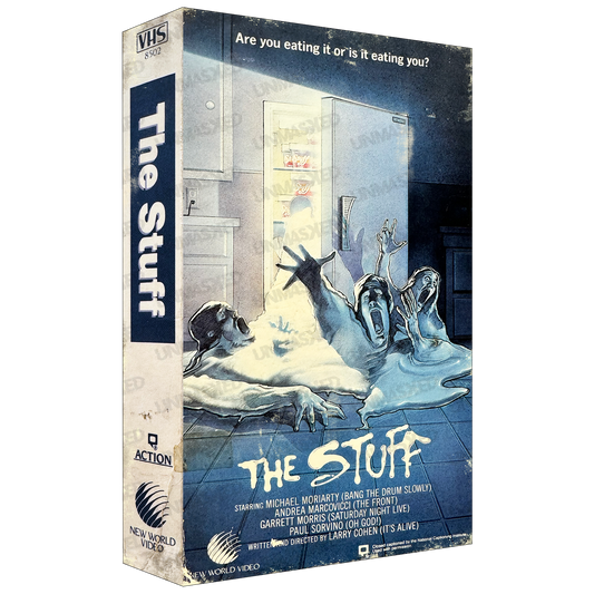The Stuff Oversized VHS Plaque