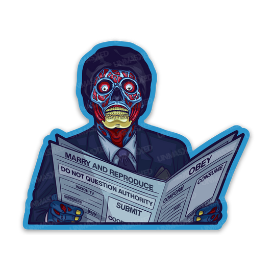 They Live Ghoul Sticker