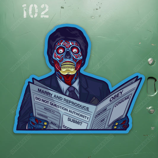 They Live Ghoul Sticker