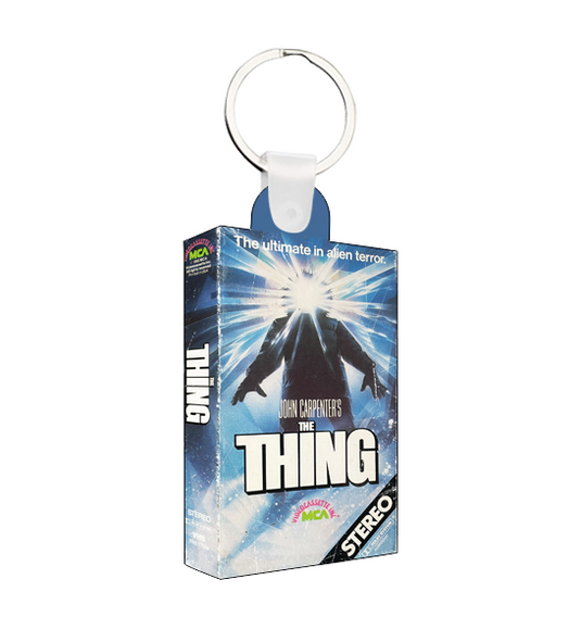 The Thing Mini VHS Keychain