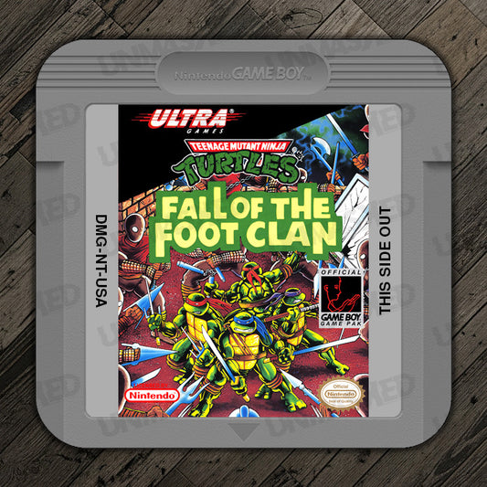 TMNT: Fall of the Foot Clan Game Boy Drink Coaster