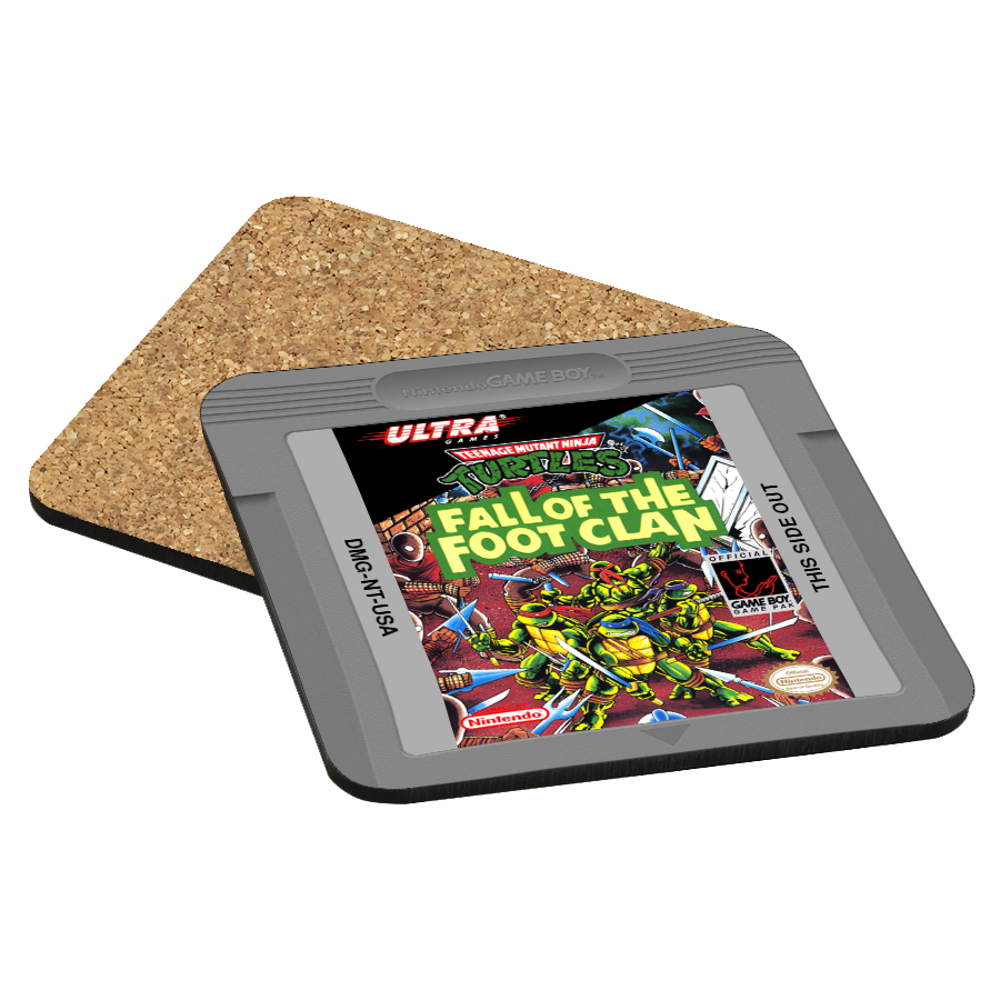 TMNT: Fall of the Foot Clan Game Boy Drink Coaster