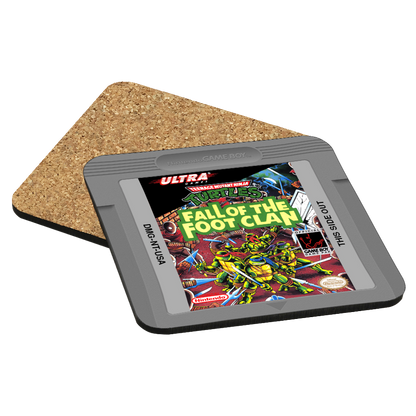 TMNT: Fall of the Foot Clan Game Boy Drink Coaster