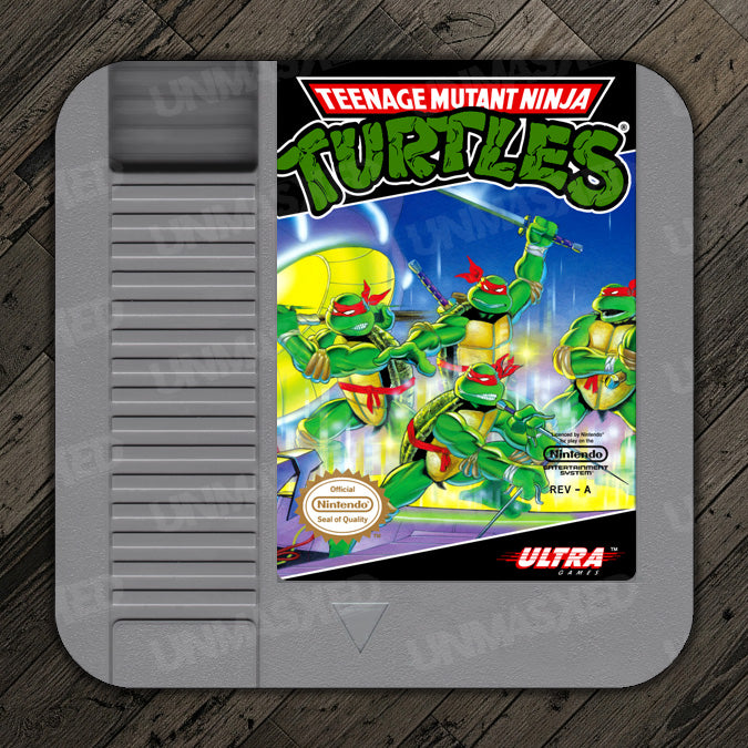 Teenage Mutant Ninja Turtles NES Drink Coaster