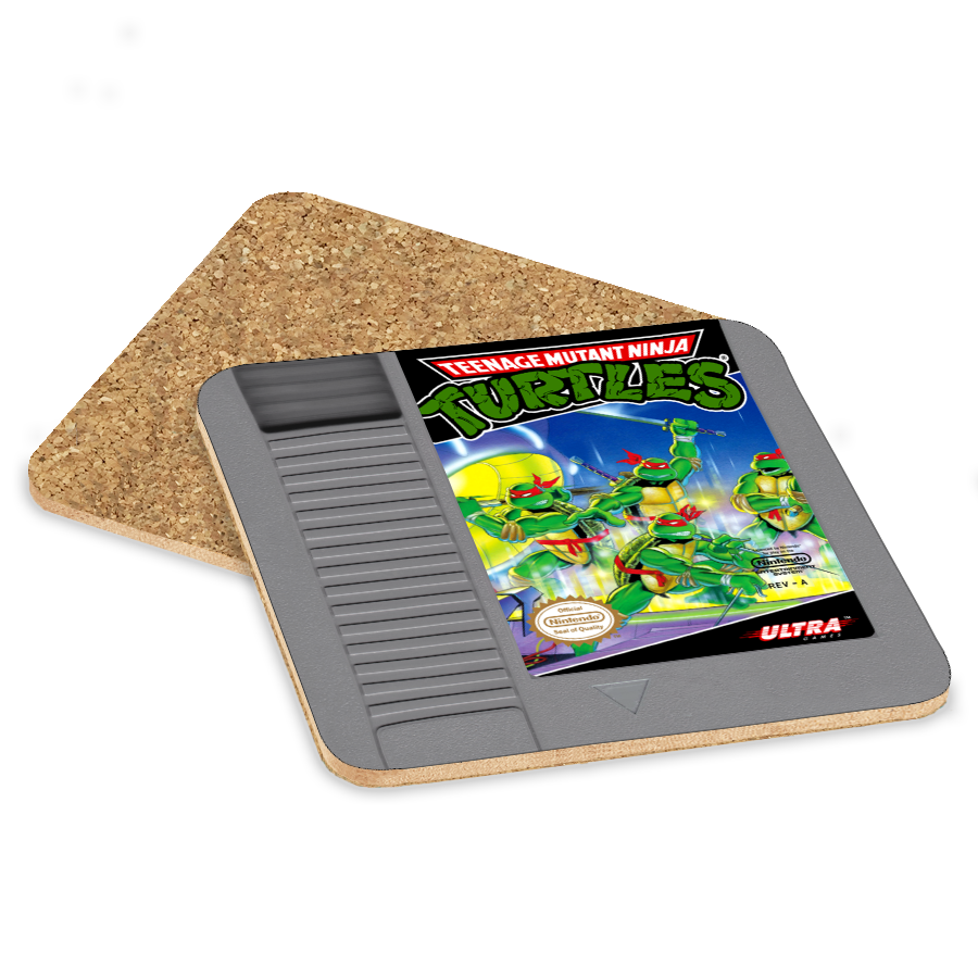 Teenage Mutant Ninja Turtles NES Drink Coaster