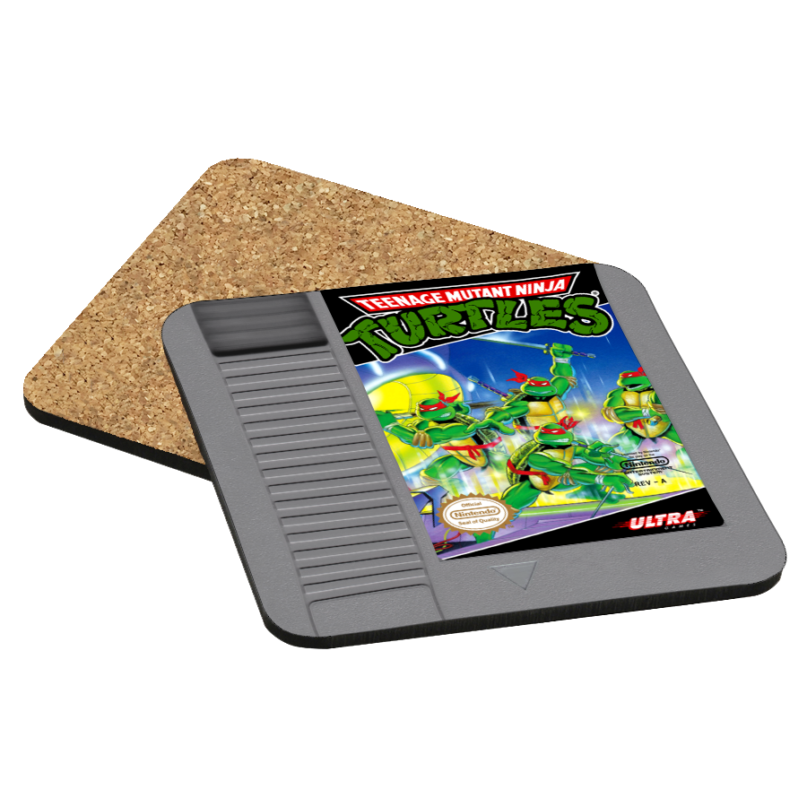 Teenage Mutant Ninja Turtles NES Drink Coaster