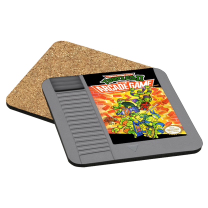 TMNT II Arcade Game NES Drink Coaster