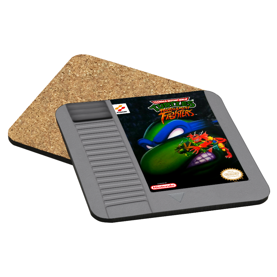 TMNT: Tournament Fighters NES Drink Coaster