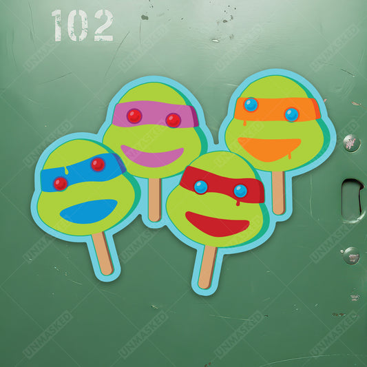 TMNT Ice Cream Bar Sticker