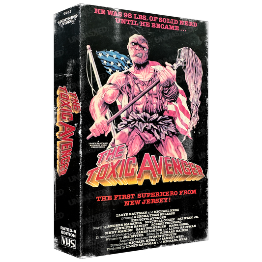The Toxic Avenger Oversized VHS Plaque