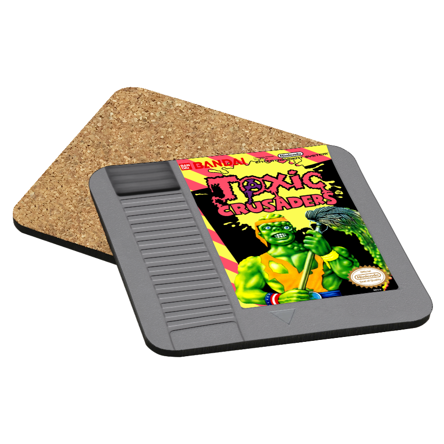 Toxic Crusaders NES Drink Coaster