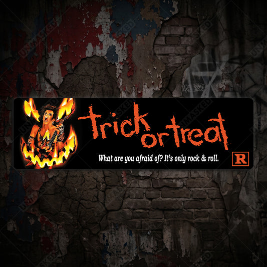 Trick or Treat Aluminum Street Sign
