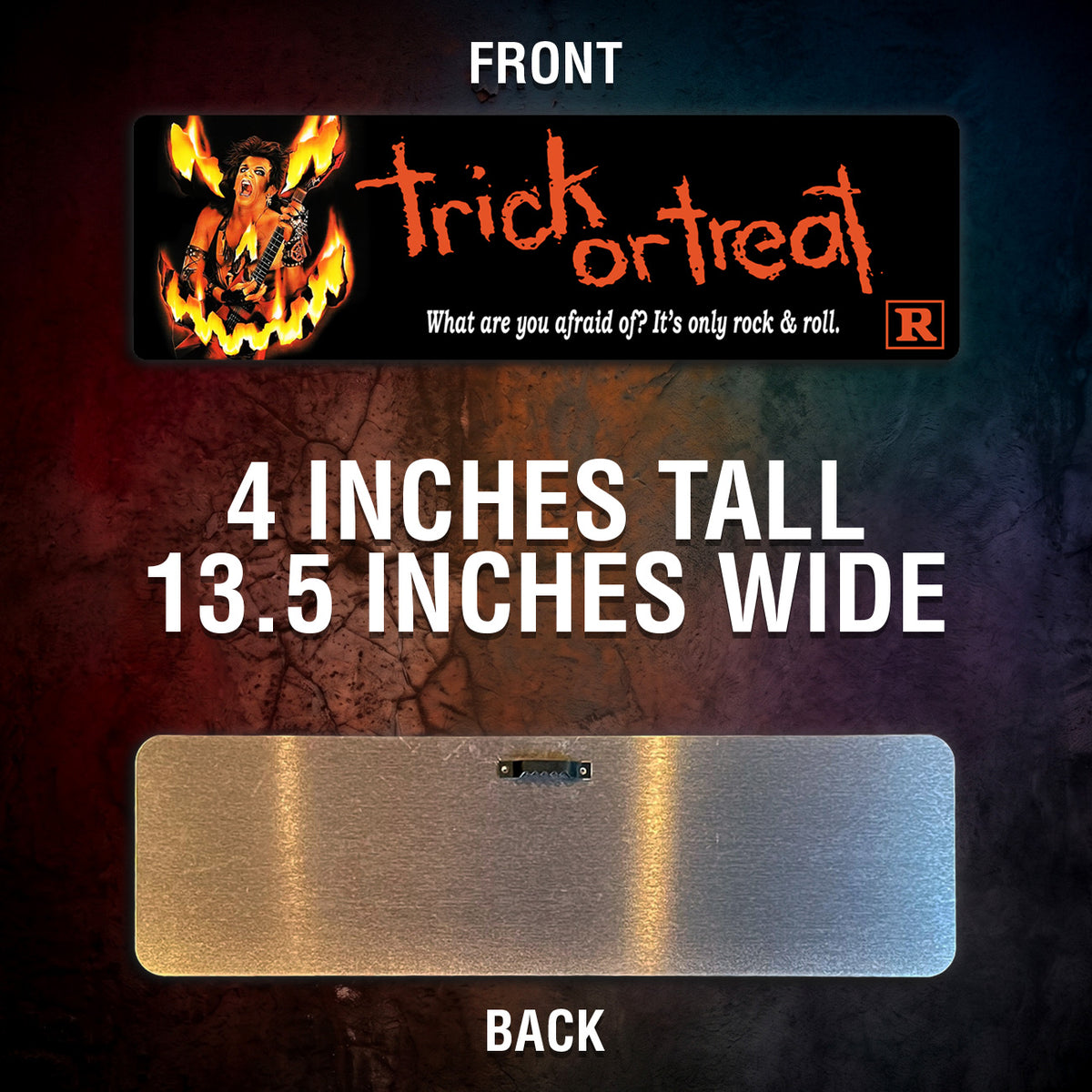 Trick or Treat Aluminum Street Sign