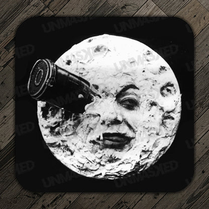 A Trip to the Moon Drink Coaster