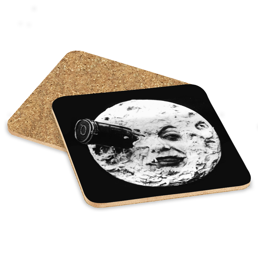 A Trip to the Moon Drink Coaster