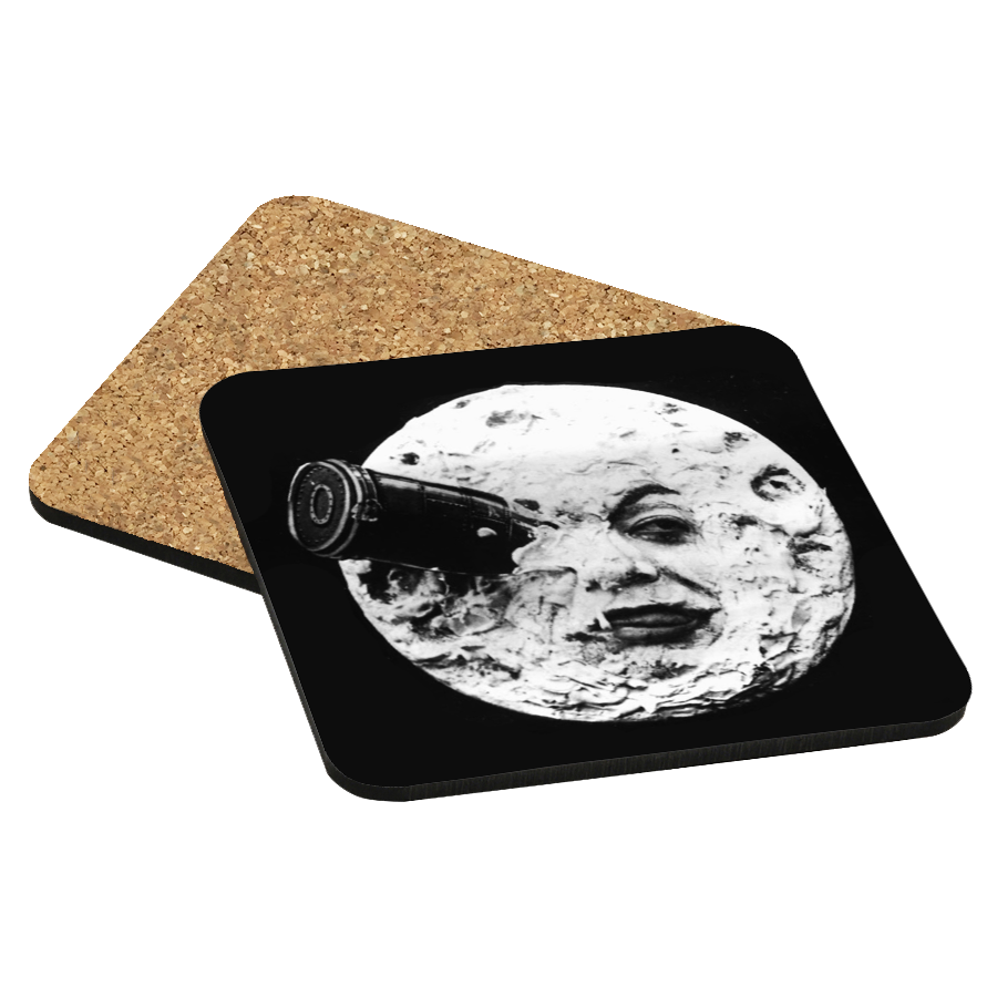 A Trip to the Moon Drink Coaster