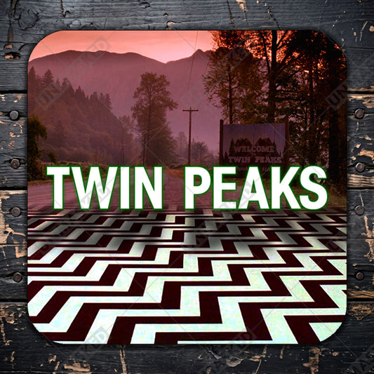 Twin Peaks Drink Coaster