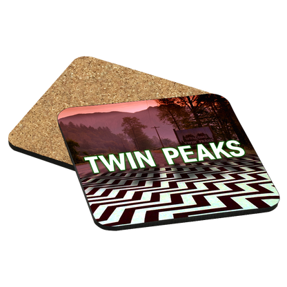 Twin Peaks Drink Coaster