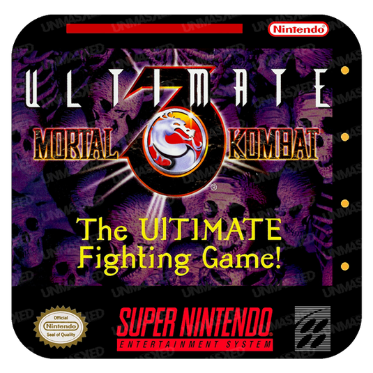 Ultimate Mortal Kombat 3 SNES Drink Coaster
