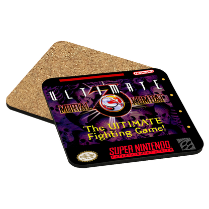 Ultimate Mortal Kombat 3 SNES Drink Coaster