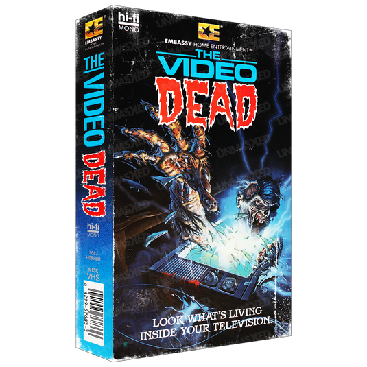 The Video Dead Oversized VHS Plaque