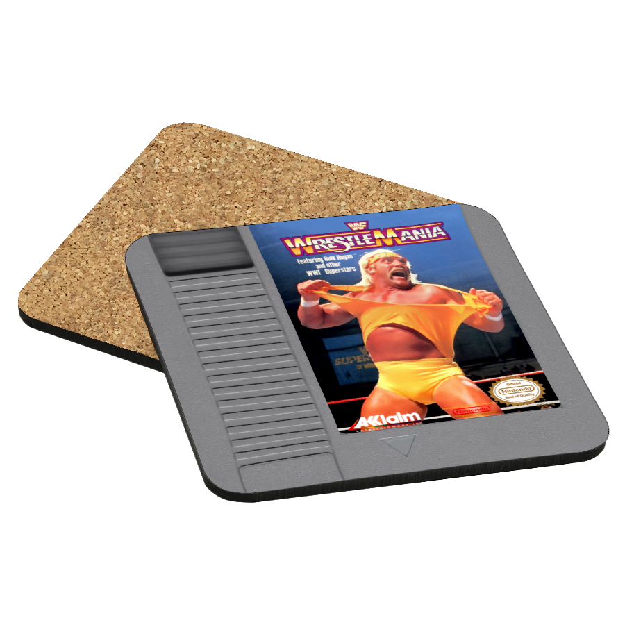 WWF WrestleMania NES Drink Coaster