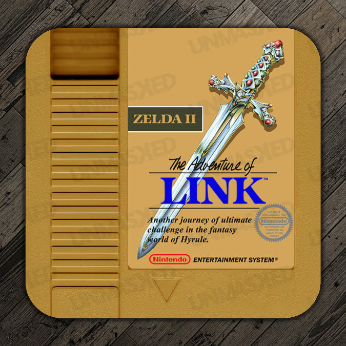 Zelda II: The Adventure of Link NES Drink Coaster