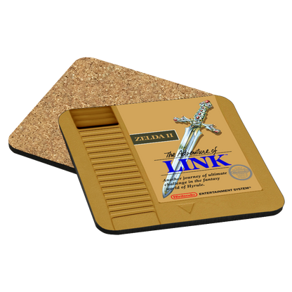 Zelda II: The Adventure of Link NES Drink Coaster