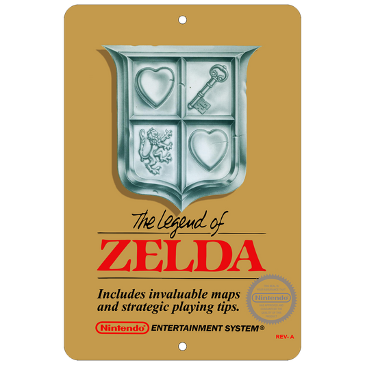 The Legend of Zelda NES Aluminum Sign