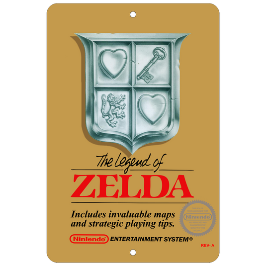 The Legend of Zelda NES Aluminum Sign