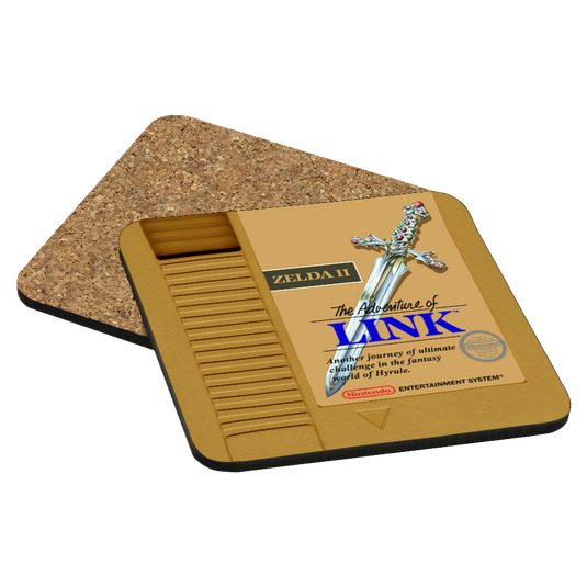 Zelda II: The Adventure of Link NES Drink Coaster