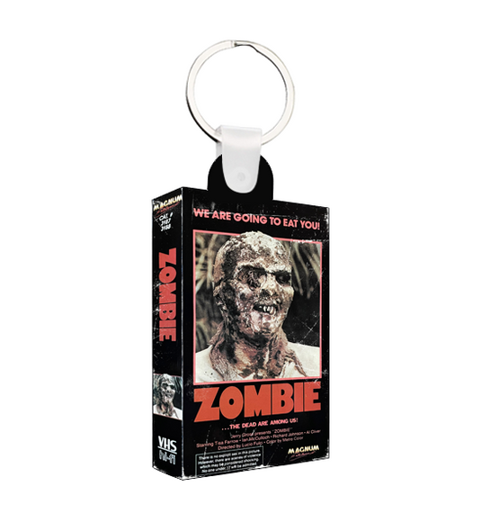 Zombie Mini VHS Keychain