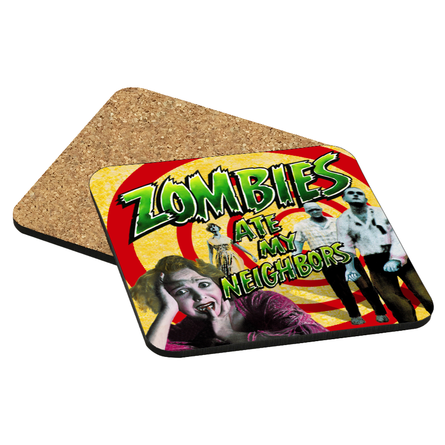 Zombies Ate My Neighbors Drink Coaster