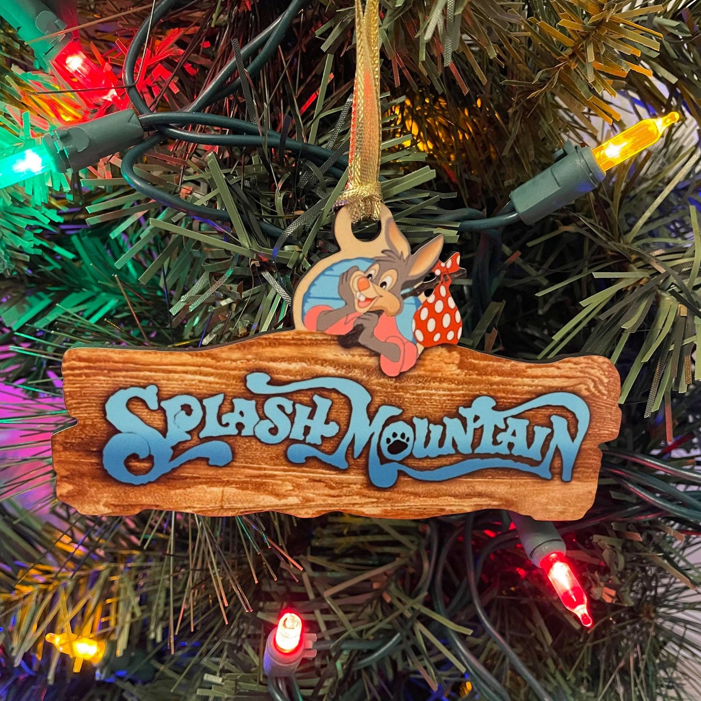 Splash Mountain Holiday Ornament