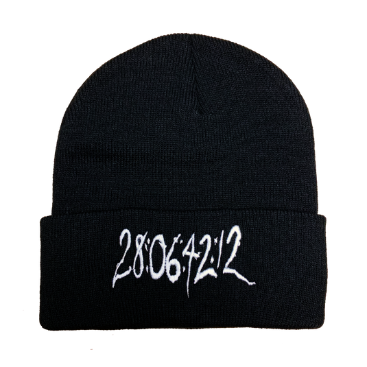 28064212 Donnie Darko Embroidered Beanie - UNMASKED Horror & Punk Patches and Decor