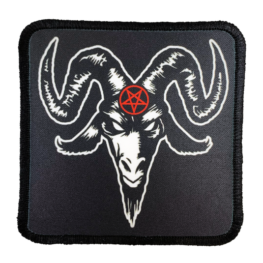 Baphomet Iron-On Patch - UNMASKED Horror & Punk Patches and Decor