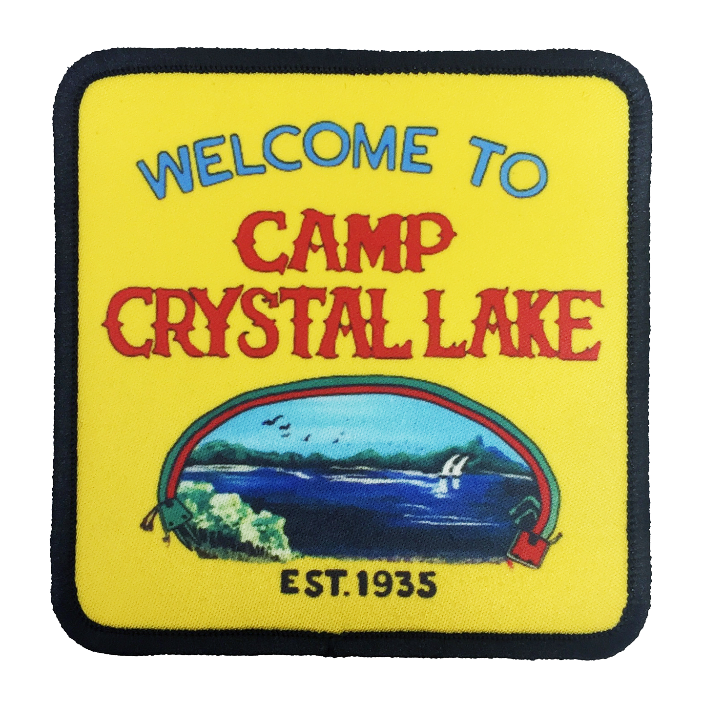 Camp Crystal Lake Iron-On Patch - UNMASKED Horror & Punk Patches and Decor