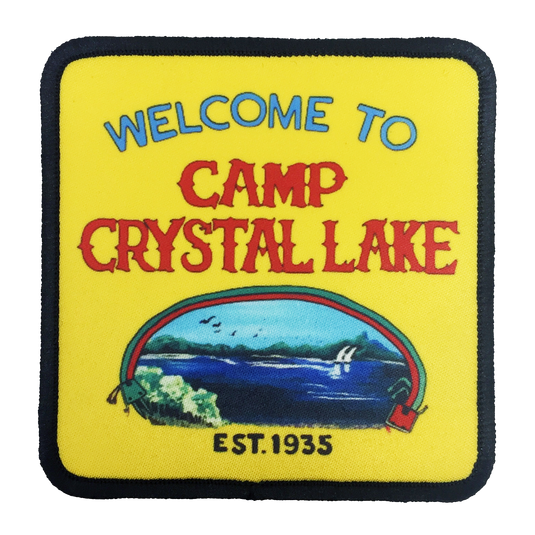 Camp Crystal Lake Iron-On Patch - UNMASKED Horror & Punk Patches and Decor