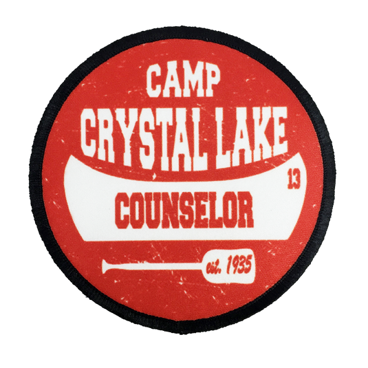 Camp Crystal Lake Counselor Iron-On Patch - UNMASKED Horror & Punk Patches and Decor
