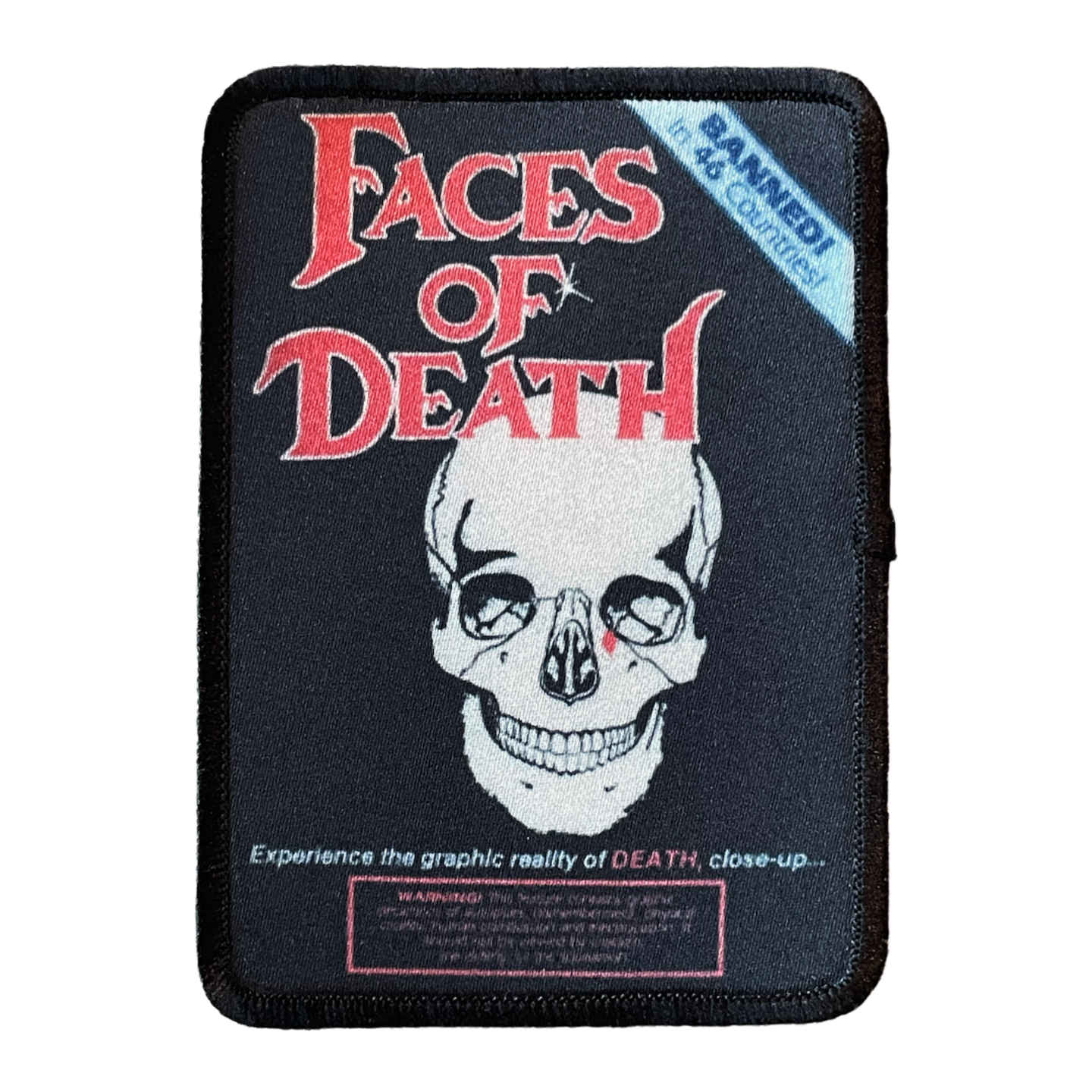 Faces of Death Iron-On Patch