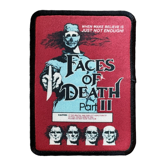 Faces of Death Part II Iron-On Patch