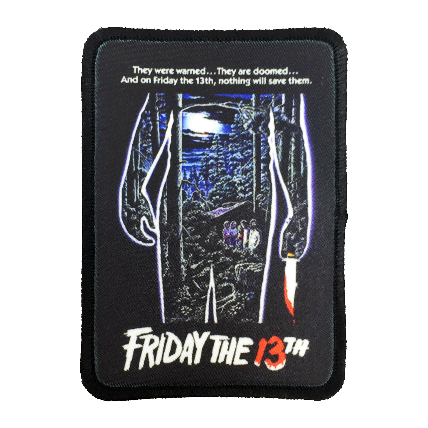 Friday the 13th Iron-On Patch - UNMASKED Horror & Punk Patches and Decor