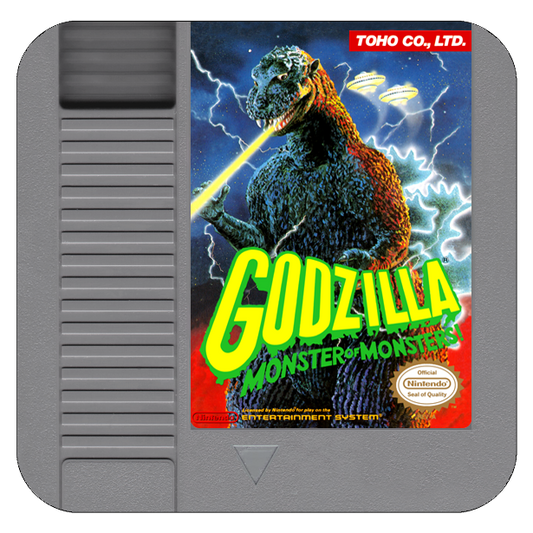 Godzilla NES Drink Coaster
