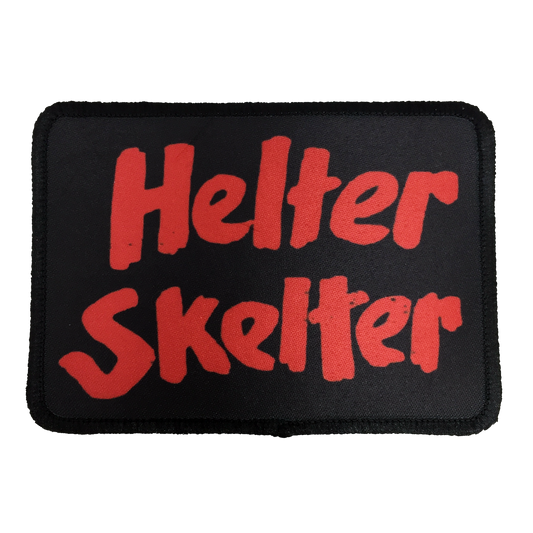 Helter Skelter Iron-On Patch - UNMASKED Horror & Punk Patches and Decor