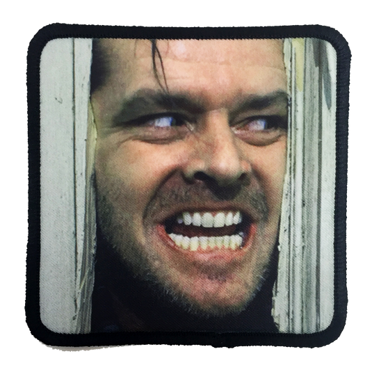 The Shining Here's Johnny Iron-On Patch - UNMASKED Horror & Punk Patches and Decor