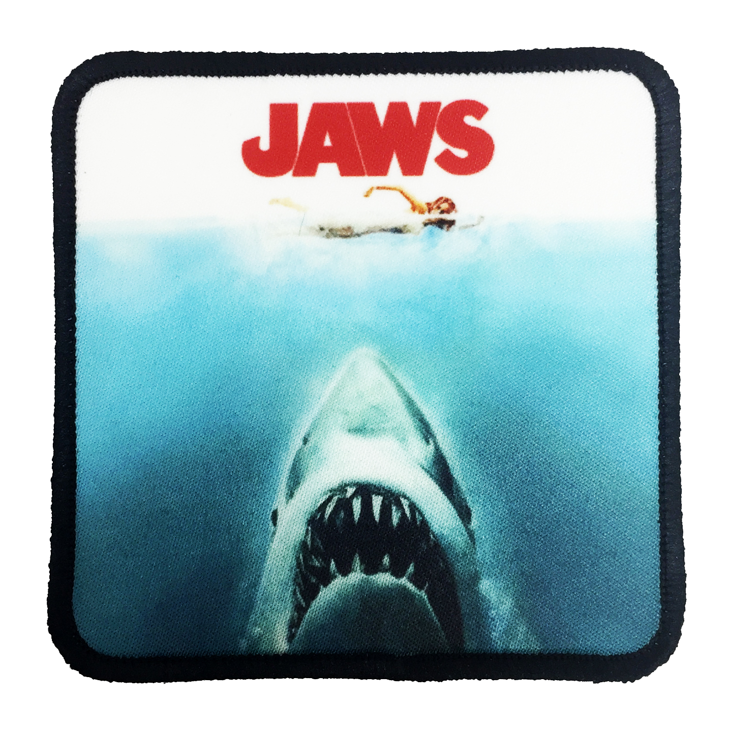 Jaws Iron-On Patch - UNMASKED Horror & Punk Patches and Decor