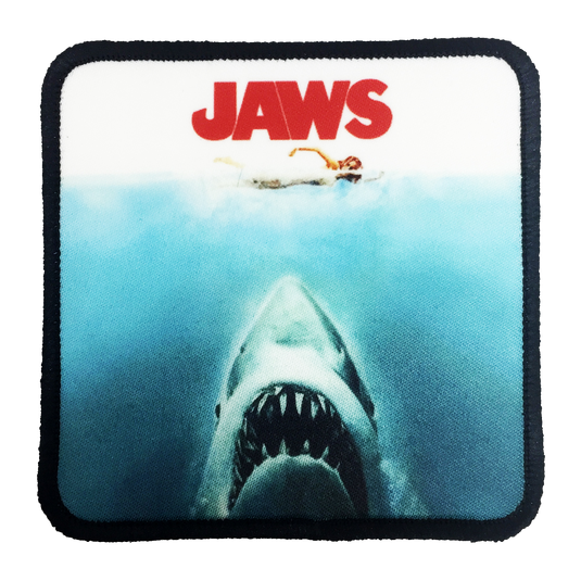 Jaws Iron-On Patch - UNMASKED Horror & Punk Patches and Decor