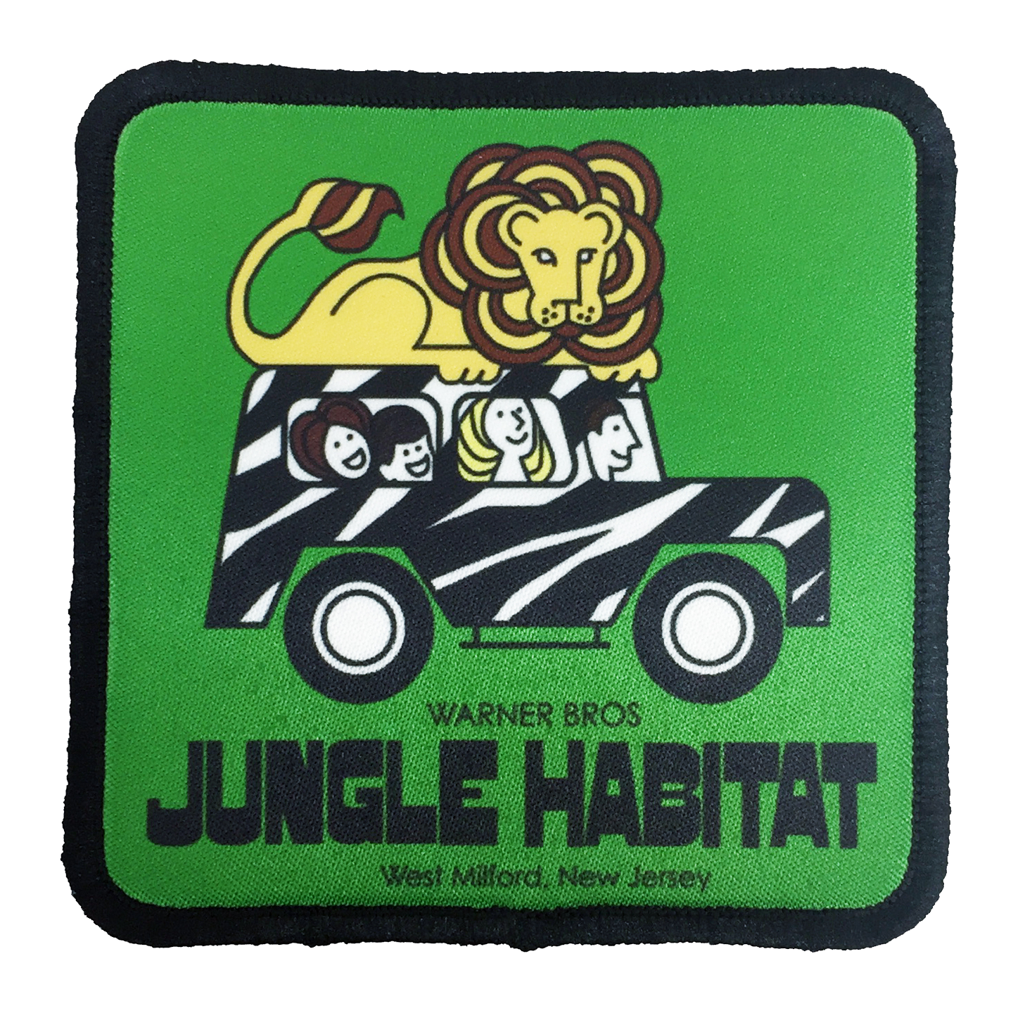 Jungle Habitat Iron-On Patch - UNMASKED Horror & Punk Patches and Decor